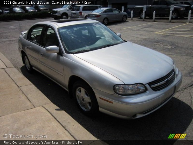 Galaxy Silver Metallic / Gray 2001 Chevrolet Malibu LS Sedan
