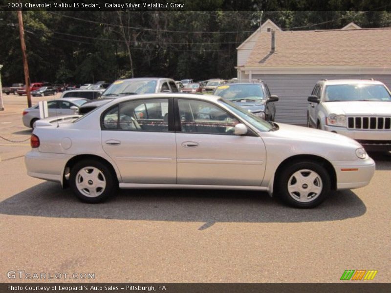 Galaxy Silver Metallic / Gray 2001 Chevrolet Malibu LS Sedan