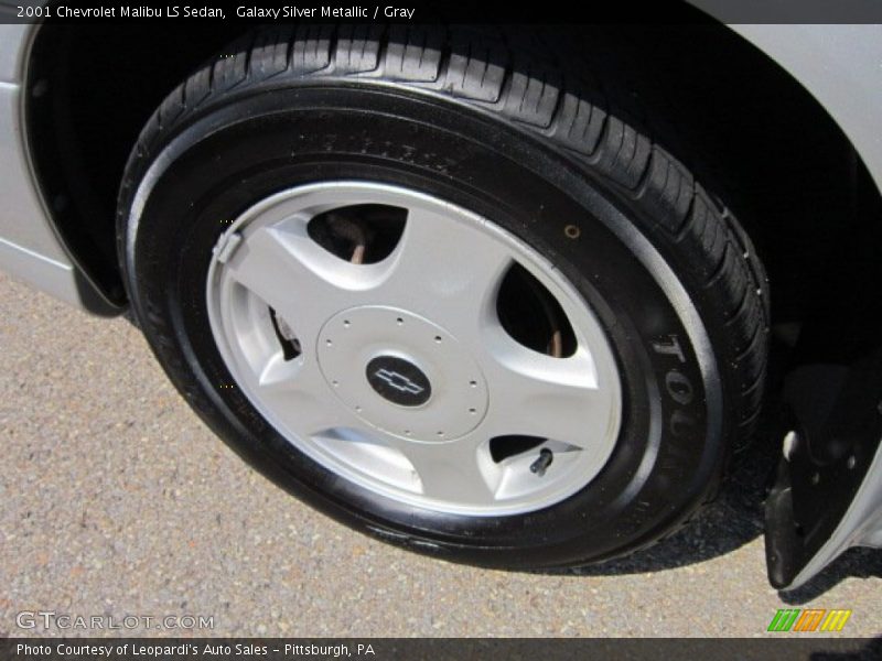 Galaxy Silver Metallic / Gray 2001 Chevrolet Malibu LS Sedan