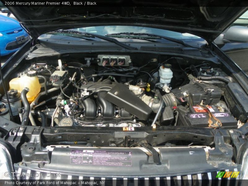 Black / Black 2006 Mercury Mariner Premier 4WD