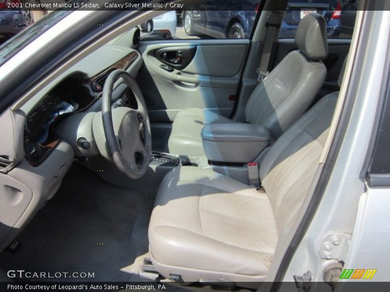 Galaxy Silver Metallic / Gray 2001 Chevrolet Malibu LS Sedan