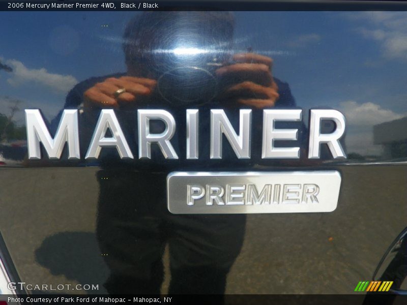Black / Black 2006 Mercury Mariner Premier 4WD