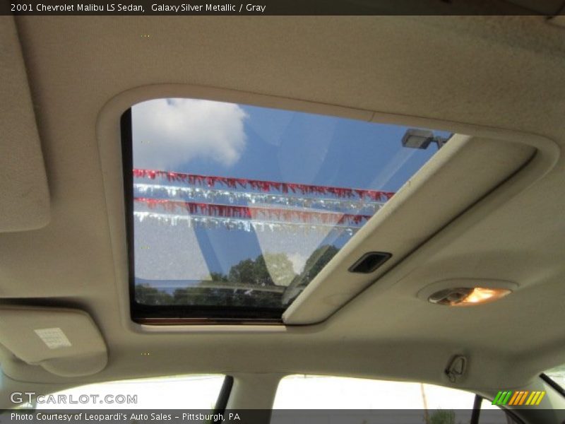 Galaxy Silver Metallic / Gray 2001 Chevrolet Malibu LS Sedan