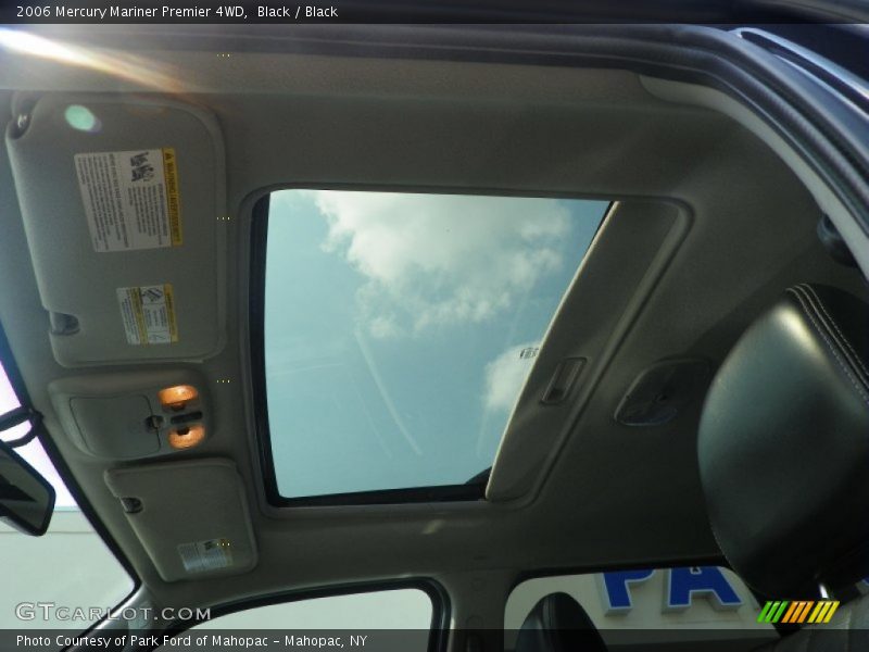Black / Black 2006 Mercury Mariner Premier 4WD