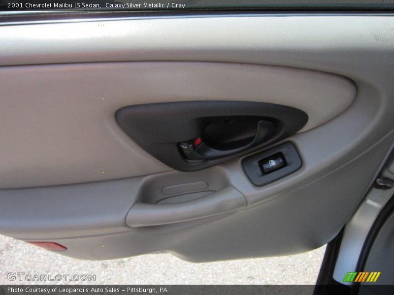 Galaxy Silver Metallic / Gray 2001 Chevrolet Malibu LS Sedan