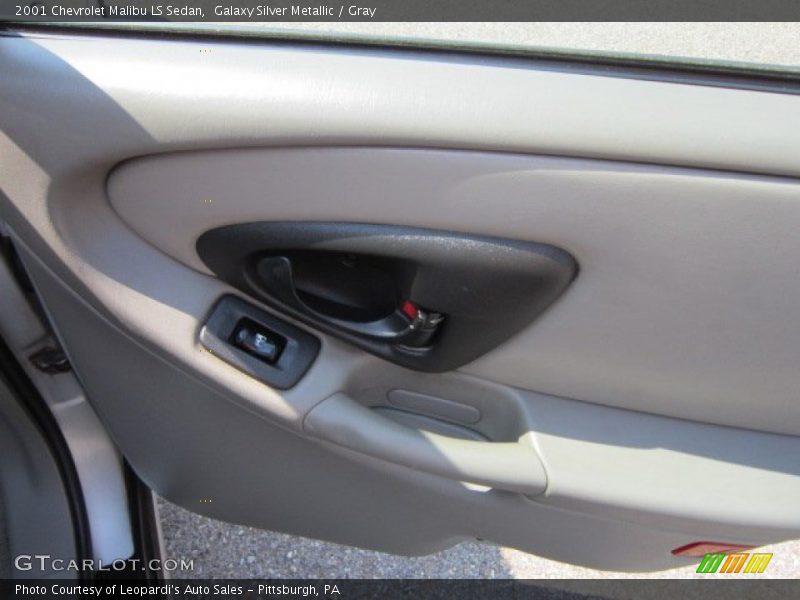 Galaxy Silver Metallic / Gray 2001 Chevrolet Malibu LS Sedan