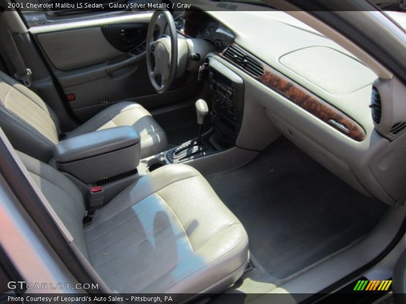 Galaxy Silver Metallic / Gray 2001 Chevrolet Malibu LS Sedan