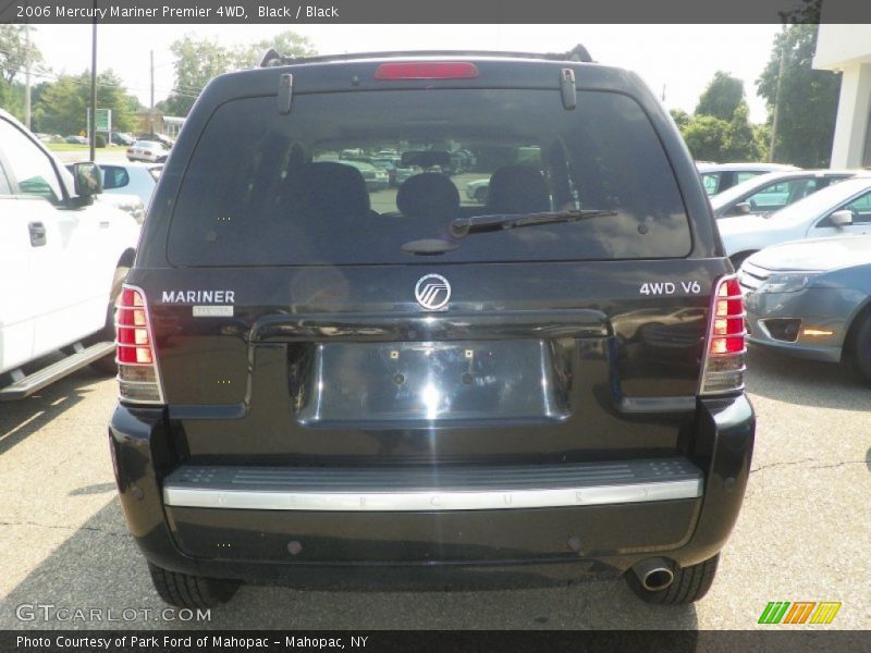 Black / Black 2006 Mercury Mariner Premier 4WD