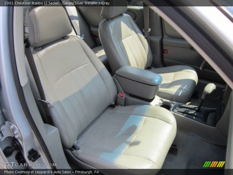 Galaxy Silver Metallic / Gray 2001 Chevrolet Malibu LS Sedan