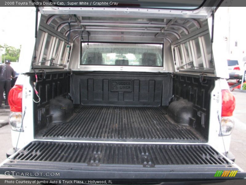 Super White / Graphite Gray 2008 Toyota Tundra Double Cab