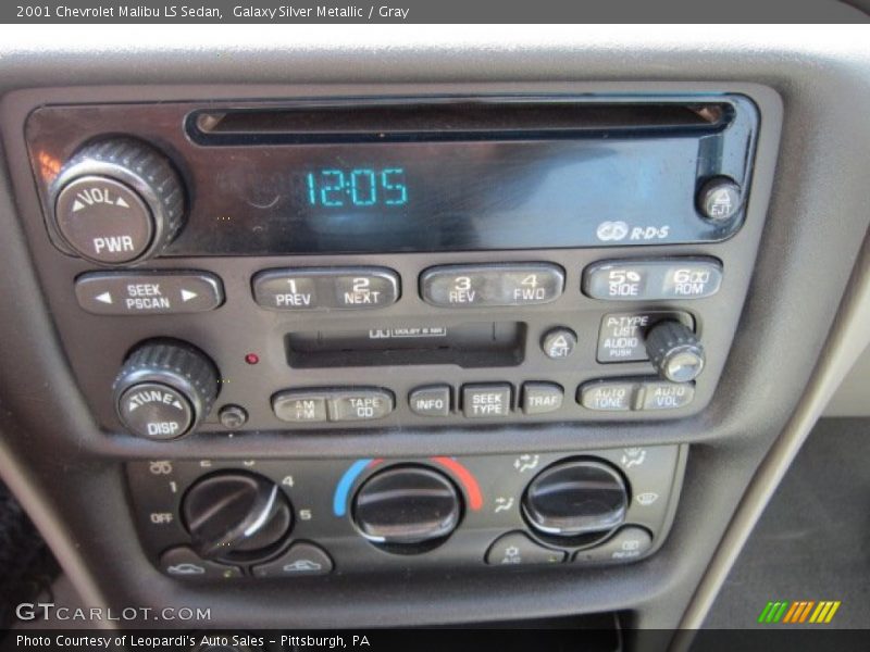 Galaxy Silver Metallic / Gray 2001 Chevrolet Malibu LS Sedan