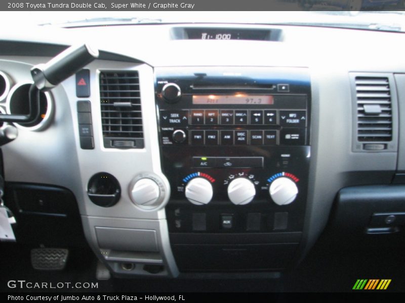 Super White / Graphite Gray 2008 Toyota Tundra Double Cab