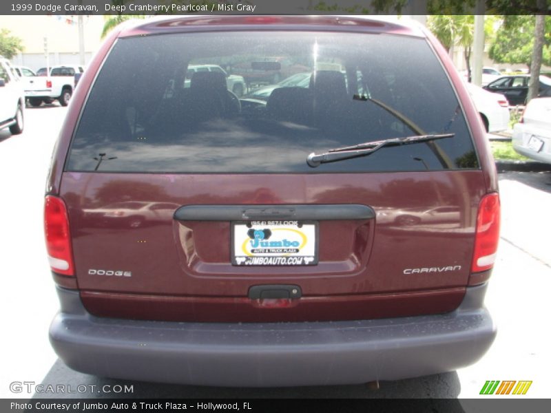 Deep Cranberry Pearlcoat / Mist Gray 1999 Dodge Caravan
