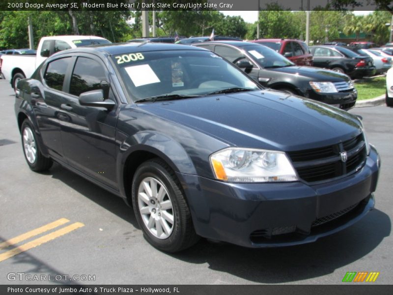 Modern Blue Pearl / Dark Slate Gray/Light Slate Gray 2008 Dodge Avenger SE