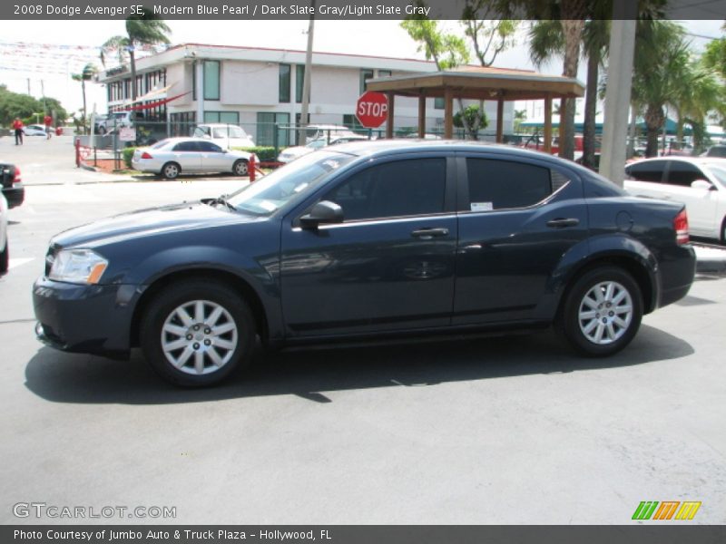 Modern Blue Pearl / Dark Slate Gray/Light Slate Gray 2008 Dodge Avenger SE