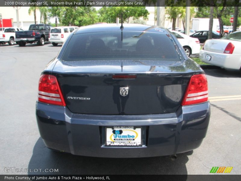 Modern Blue Pearl / Dark Slate Gray/Light Slate Gray 2008 Dodge Avenger SE