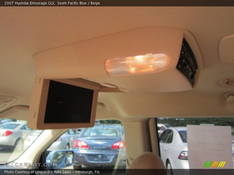 South Pacific Blue / Beige 2007 Hyundai Entourage GLS