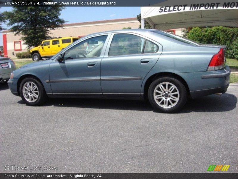 Platinum Green Metallic / Beige/Light Sand 2004 Volvo S60 2.4