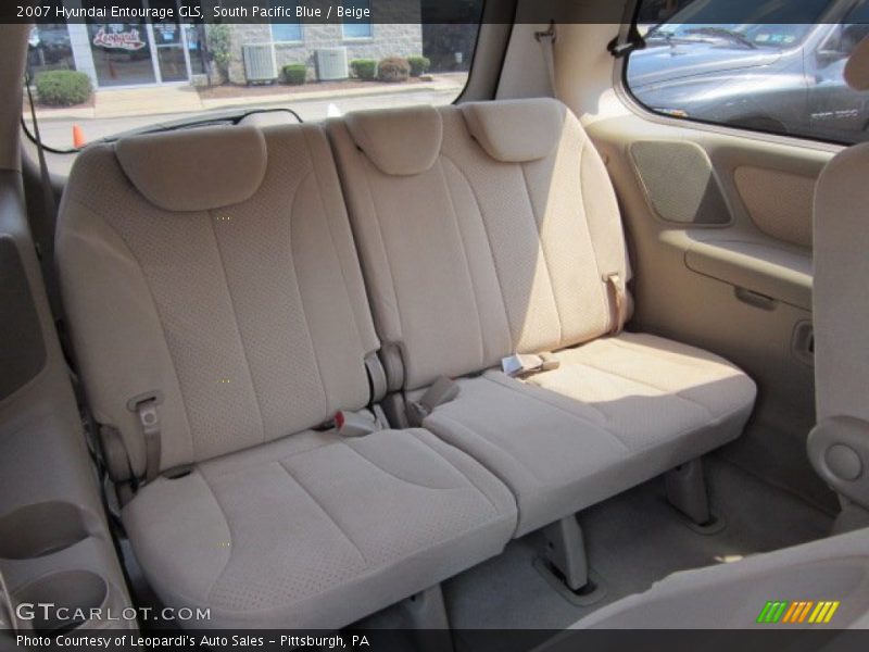 South Pacific Blue / Beige 2007 Hyundai Entourage GLS