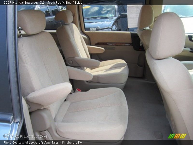 South Pacific Blue / Beige 2007 Hyundai Entourage GLS