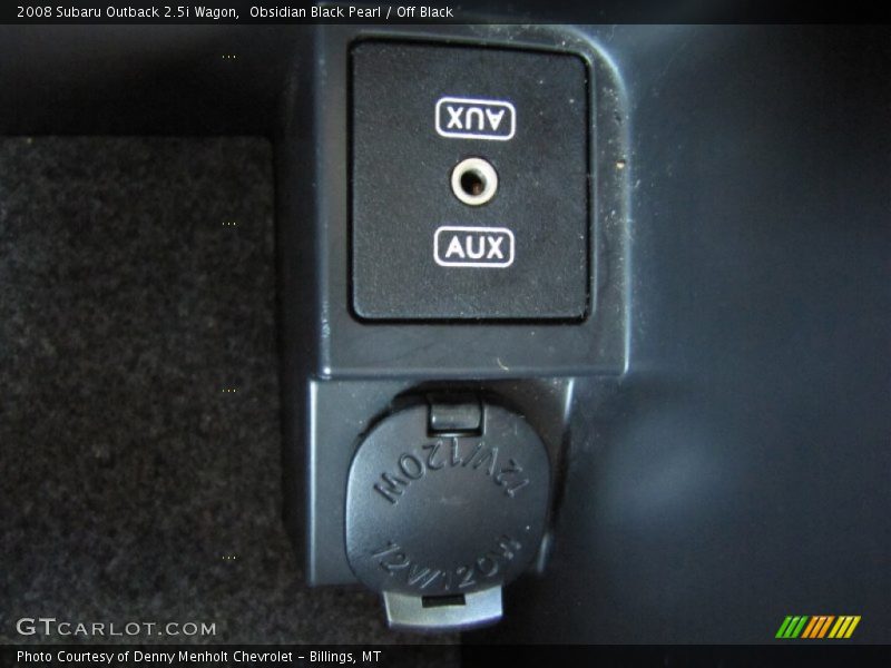 Obsidian Black Pearl / Off Black 2008 Subaru Outback 2.5i Wagon
