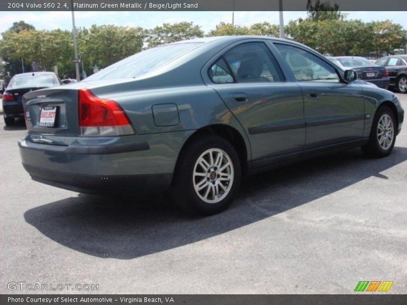Platinum Green Metallic / Beige/Light Sand 2004 Volvo S60 2.4