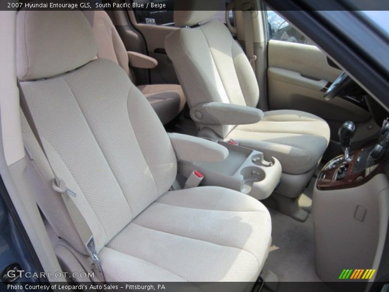 South Pacific Blue / Beige 2007 Hyundai Entourage GLS