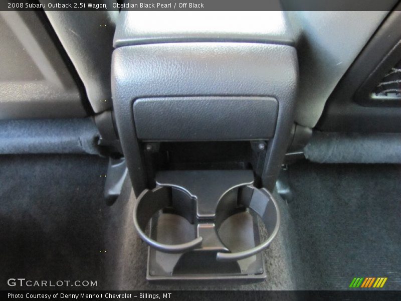 Obsidian Black Pearl / Off Black 2008 Subaru Outback 2.5i Wagon