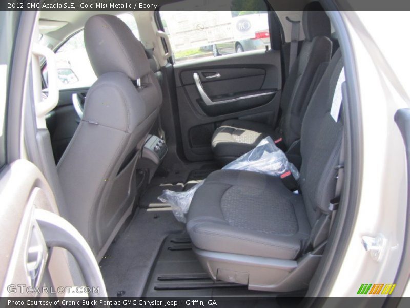  2012 Acadia SLE Ebony Interior