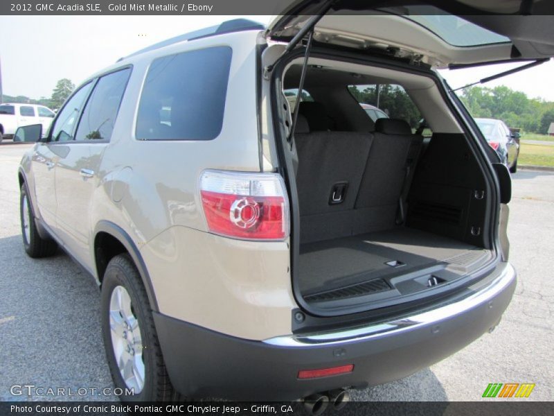 Gold Mist Metallic / Ebony 2012 GMC Acadia SLE