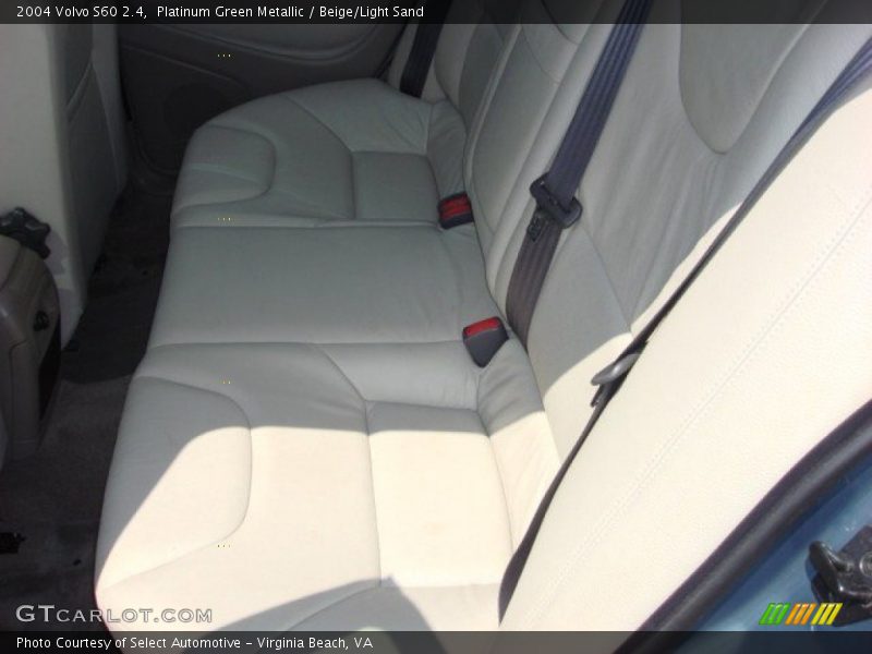 Platinum Green Metallic / Beige/Light Sand 2004 Volvo S60 2.4