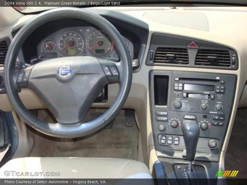 Platinum Green Metallic / Beige/Light Sand 2004 Volvo S60 2.4