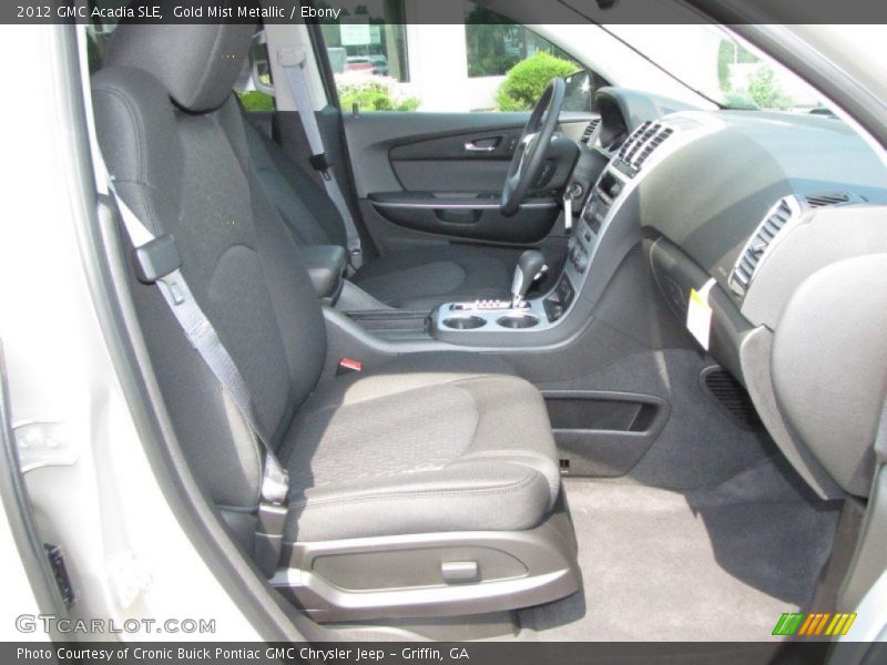  2012 Acadia SLE Ebony Interior