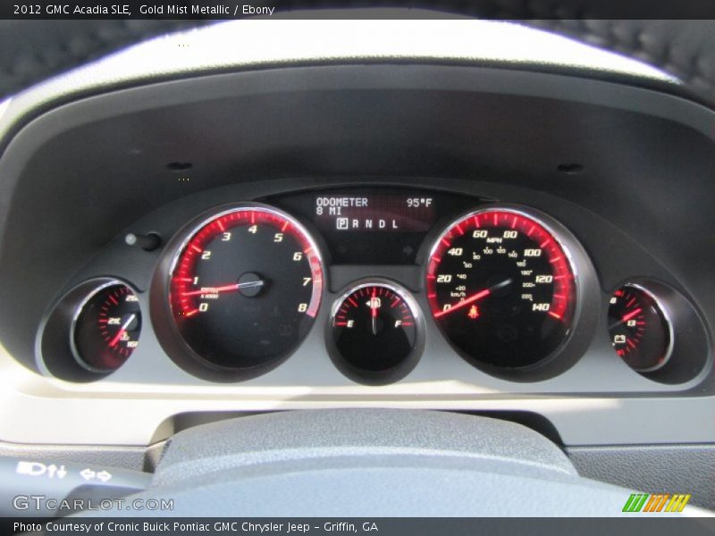 2012 Acadia SLE SLE Gauges