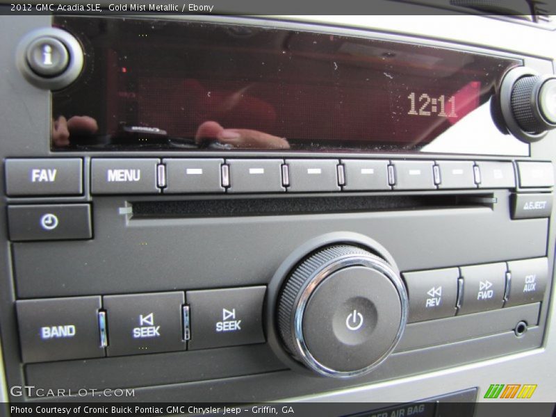 Audio System of 2012 Acadia SLE