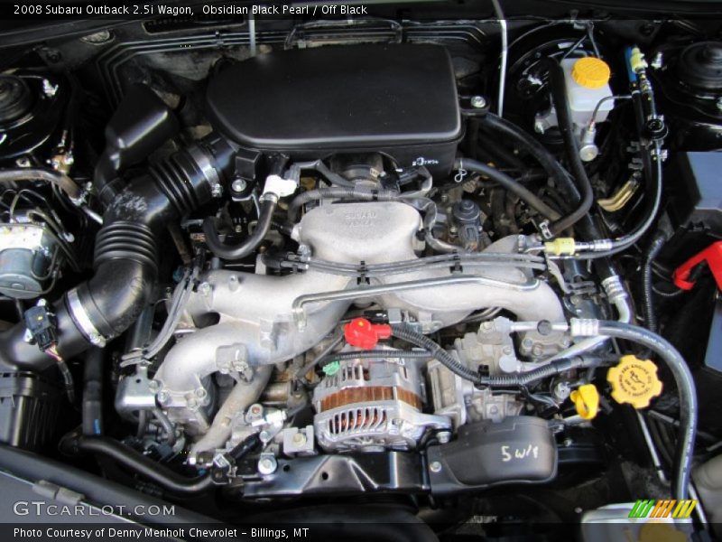 Obsidian Black Pearl / Off Black 2008 Subaru Outback 2.5i Wagon
