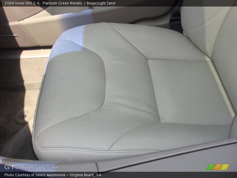 Platinum Green Metallic / Beige/Light Sand 2004 Volvo S60 2.4