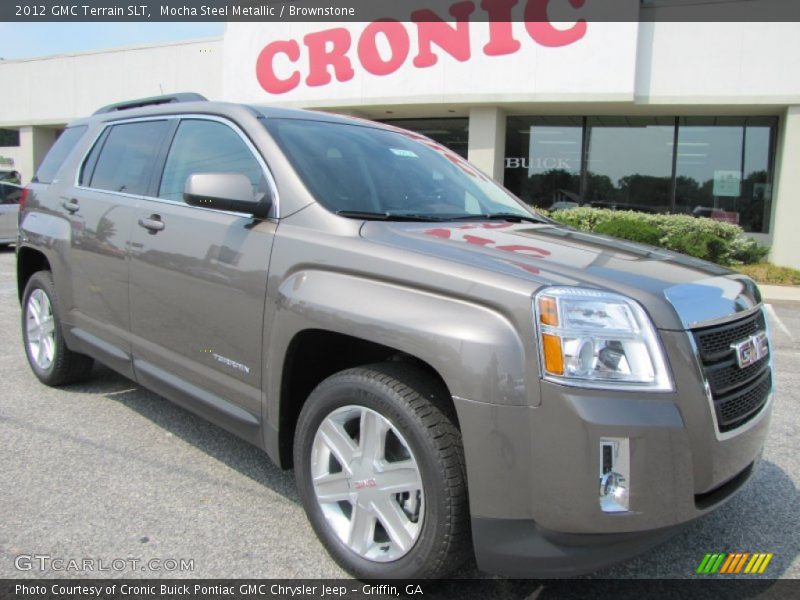 Mocha Steel Metallic / Brownstone 2012 GMC Terrain SLT