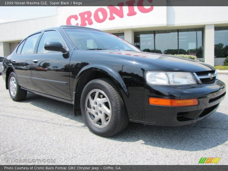 Super Black / Beige 1999 Nissan Maxima GLE