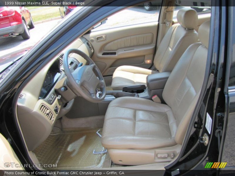 Super Black / Beige 1999 Nissan Maxima GLE