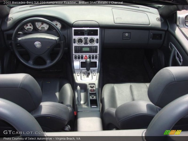 Brilliant Silver Metallic / Charcoal 2003 Mercedes-Benz SLK 230 Kompressor Roadster