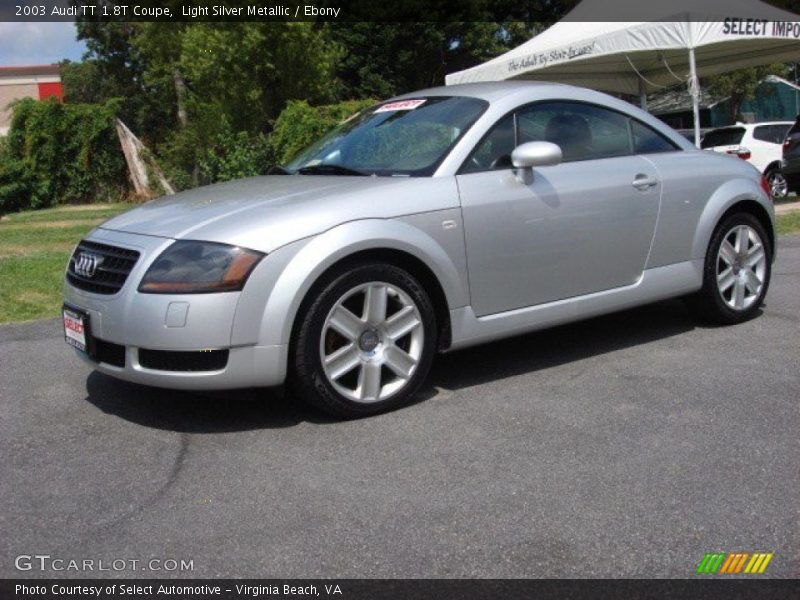Light Silver Metallic / Ebony 2003 Audi TT 1.8T Coupe