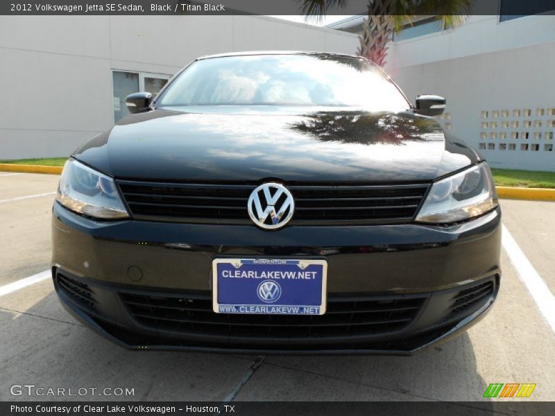 Black / Titan Black 2012 Volkswagen Jetta SE Sedan