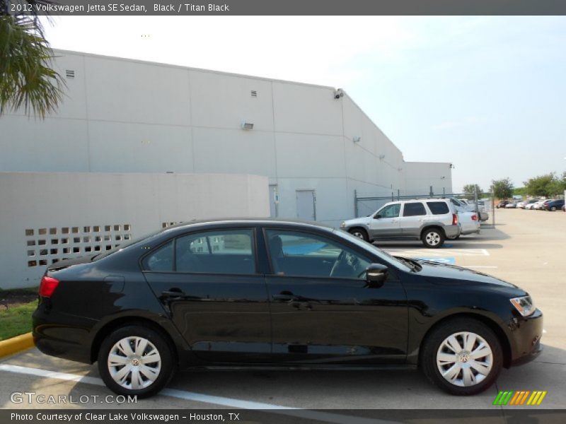 Black / Titan Black 2012 Volkswagen Jetta SE Sedan