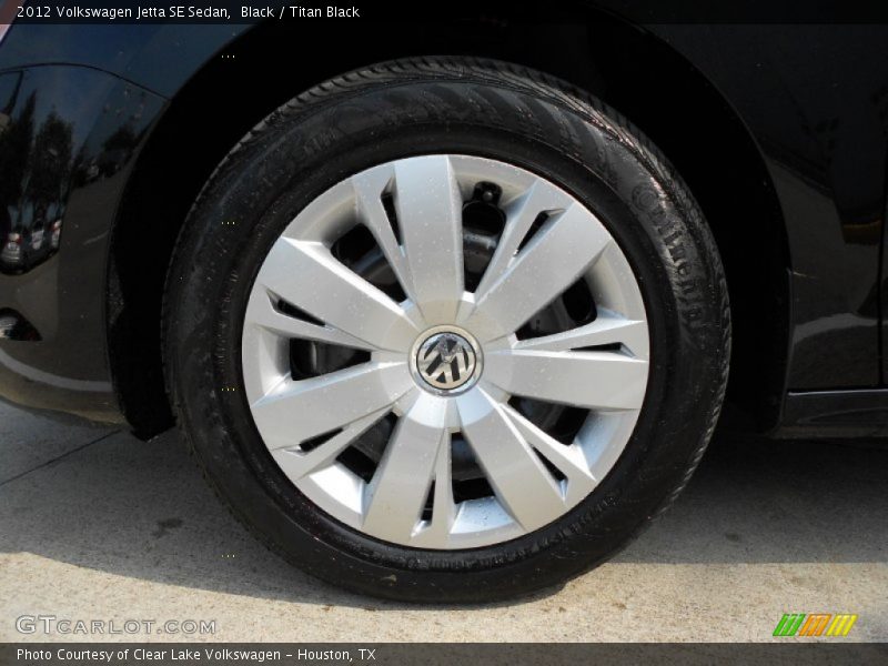 Black / Titan Black 2012 Volkswagen Jetta SE Sedan