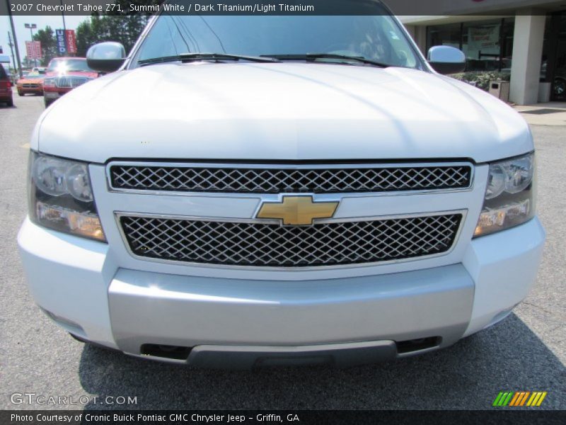 Summit White / Dark Titanium/Light Titanium 2007 Chevrolet Tahoe Z71