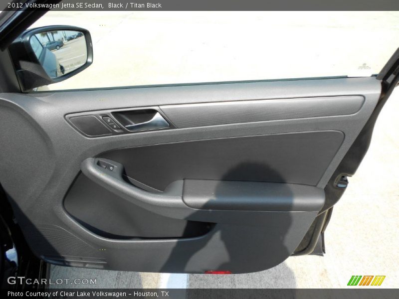 Black / Titan Black 2012 Volkswagen Jetta SE Sedan