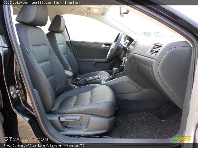 Black / Titan Black 2012 Volkswagen Jetta SE Sedan
