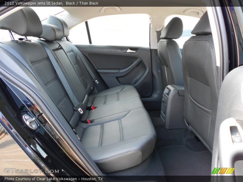 Black / Titan Black 2012 Volkswagen Jetta SE Sedan