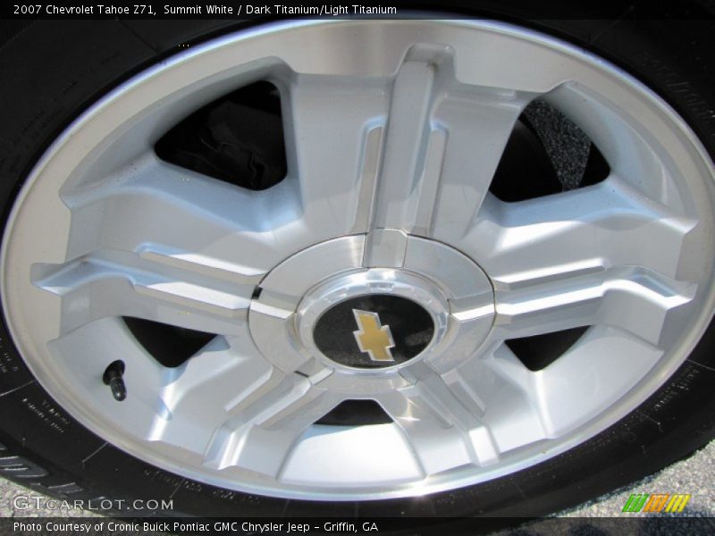 Summit White / Dark Titanium/Light Titanium 2007 Chevrolet Tahoe Z71